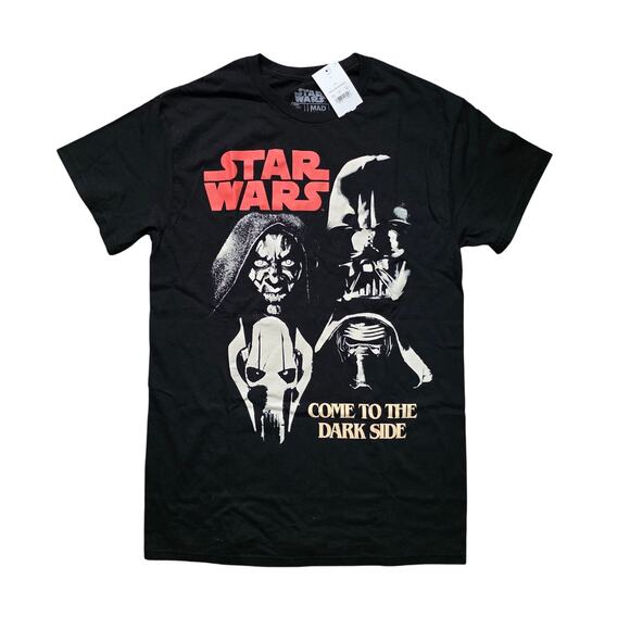 Star Wars Darth Maul Dark Side T-Shirt Mad Engine Men’s S Black Graphic NWT - Picture 1 of 6